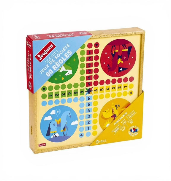 Coffret 80 jeux de société Jeujura