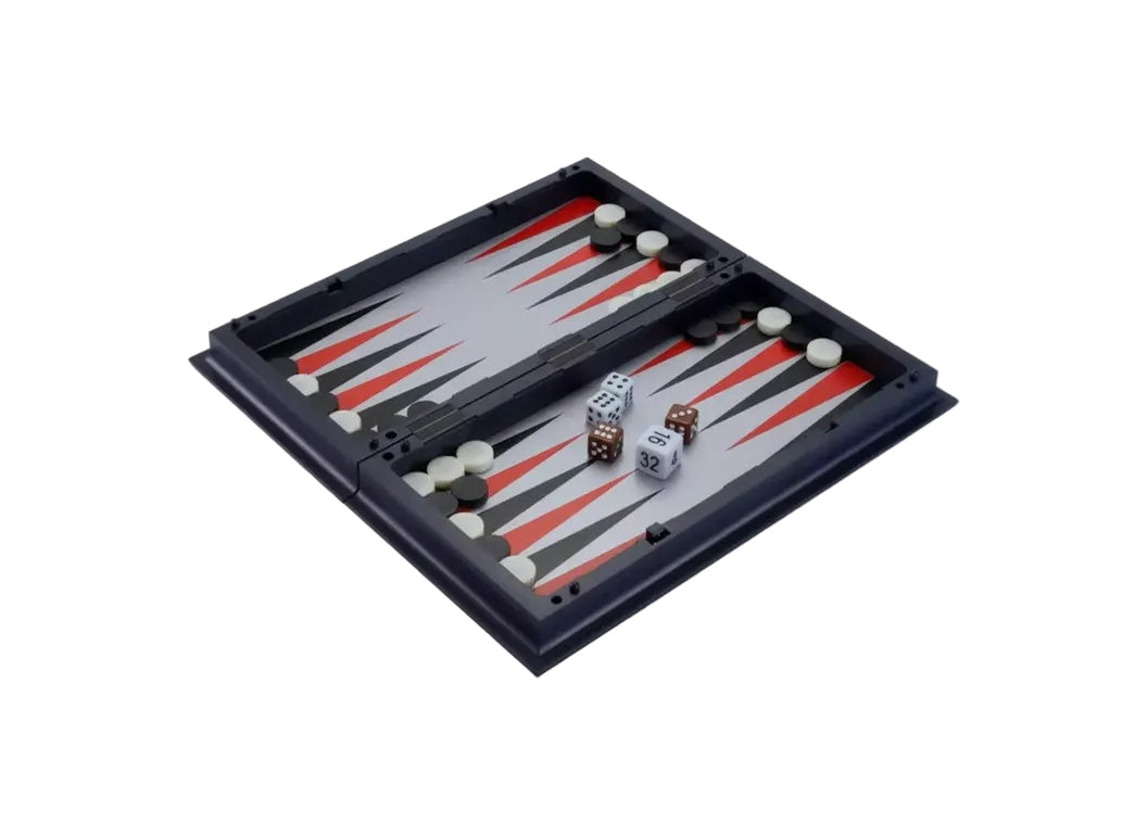 Jeu pliable magnétic 3 en 1 ( échec, dames, backgammon)