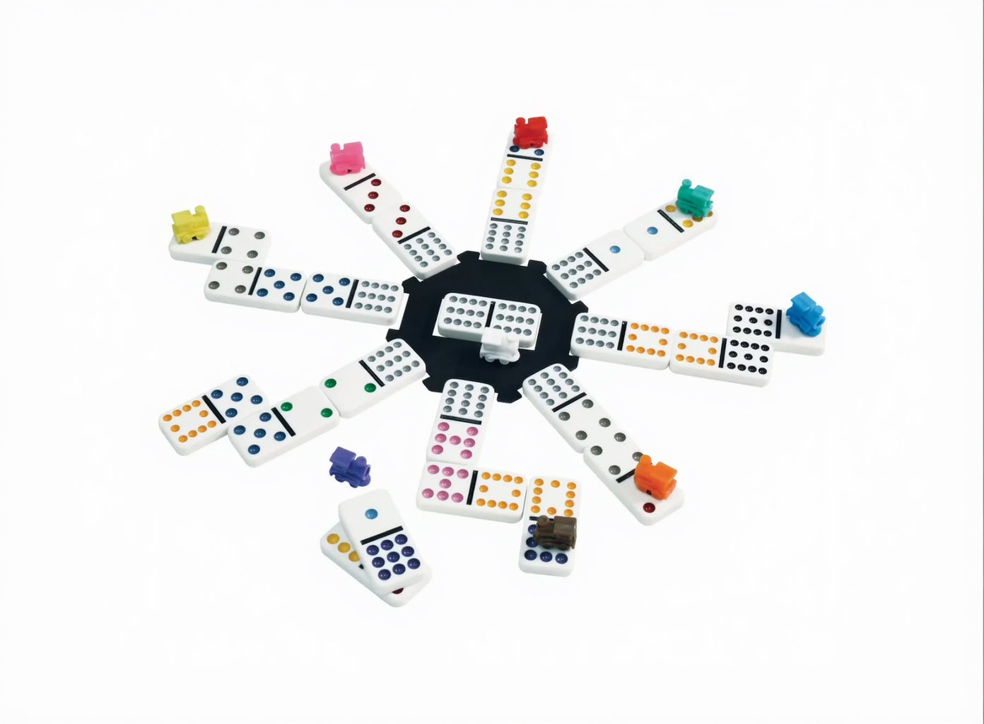 Boite de Domino Train Mexicain