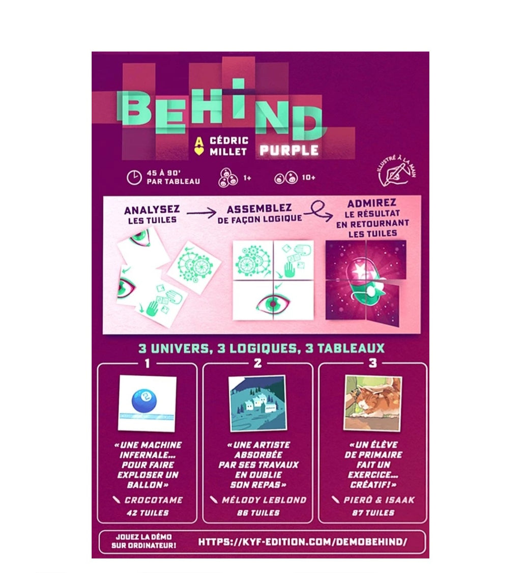 Behind (purple)