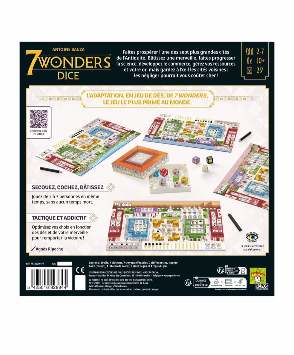 7 Wonders Dice