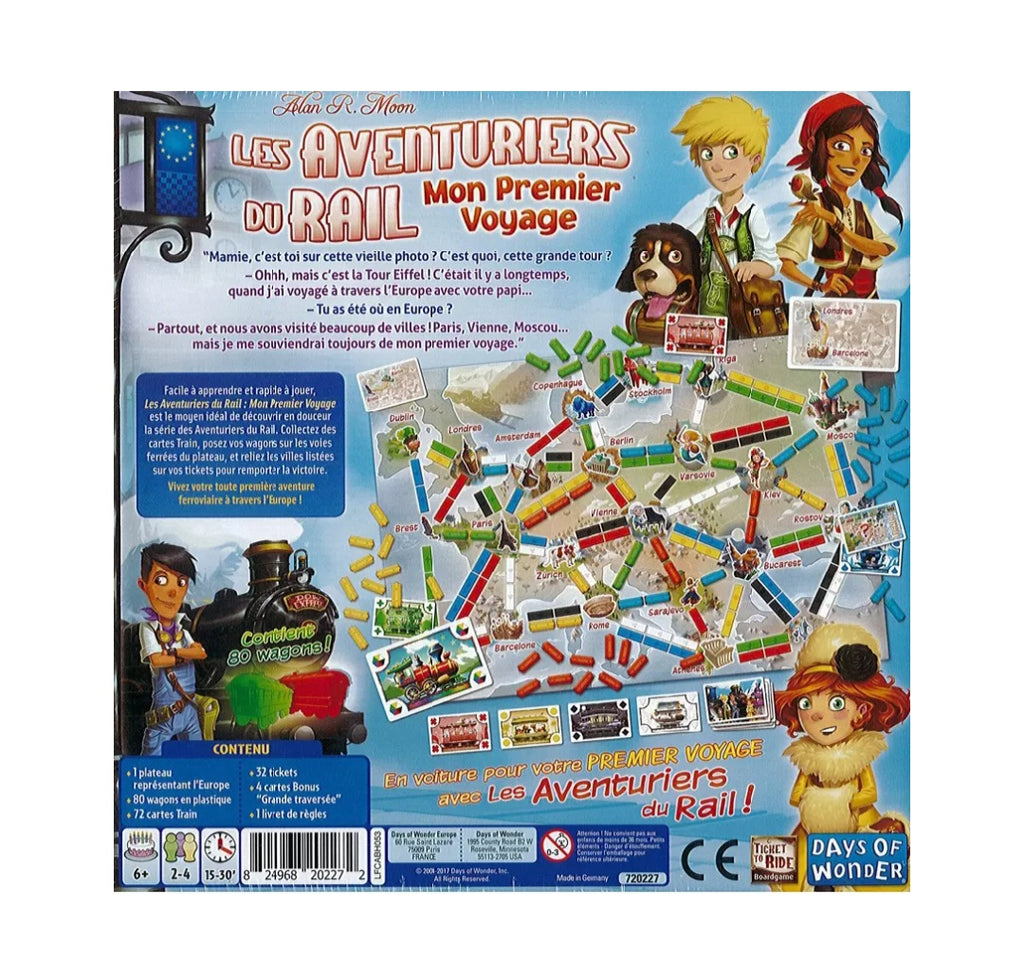 Les Aventuriers du Rail Europe : Mon Premier Voyage