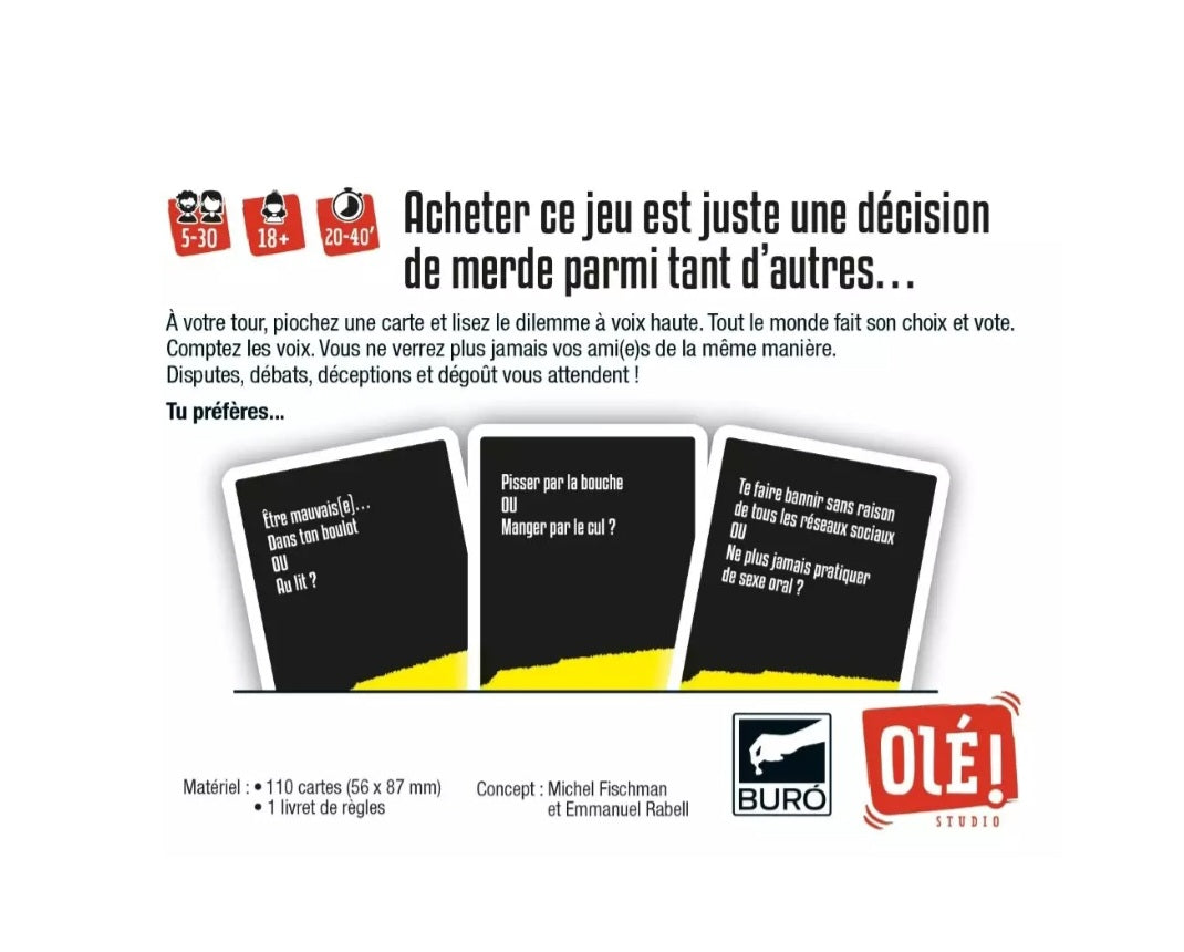 Olé ! Studio -Dilemmes de Merde