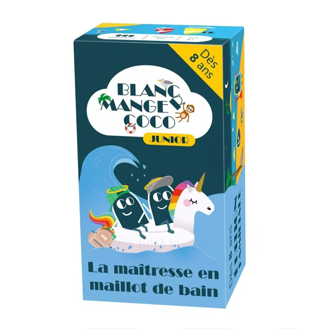 Blanc manger coco -Junior- La maitresse en maillot de bain