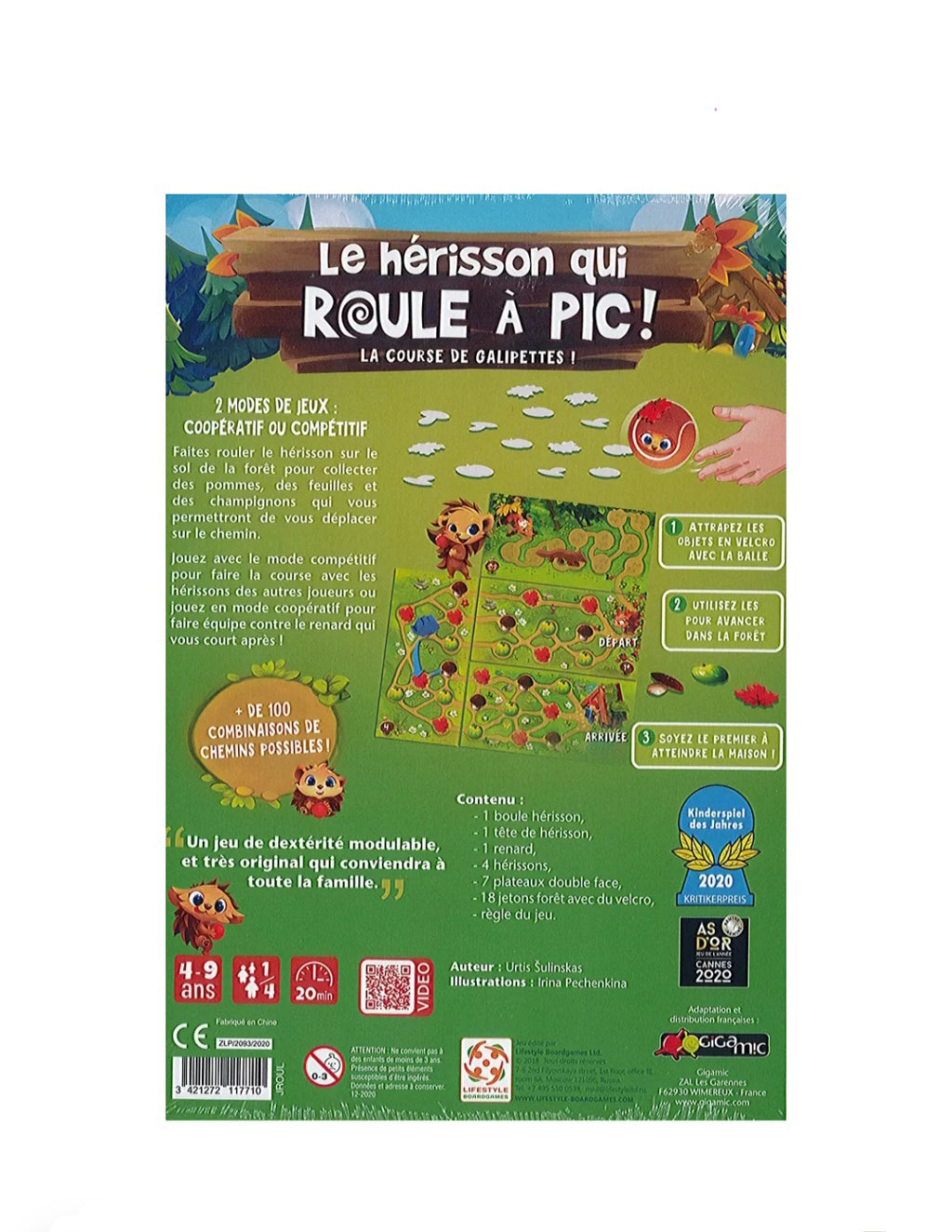 Le Hérisson qui roule à pic