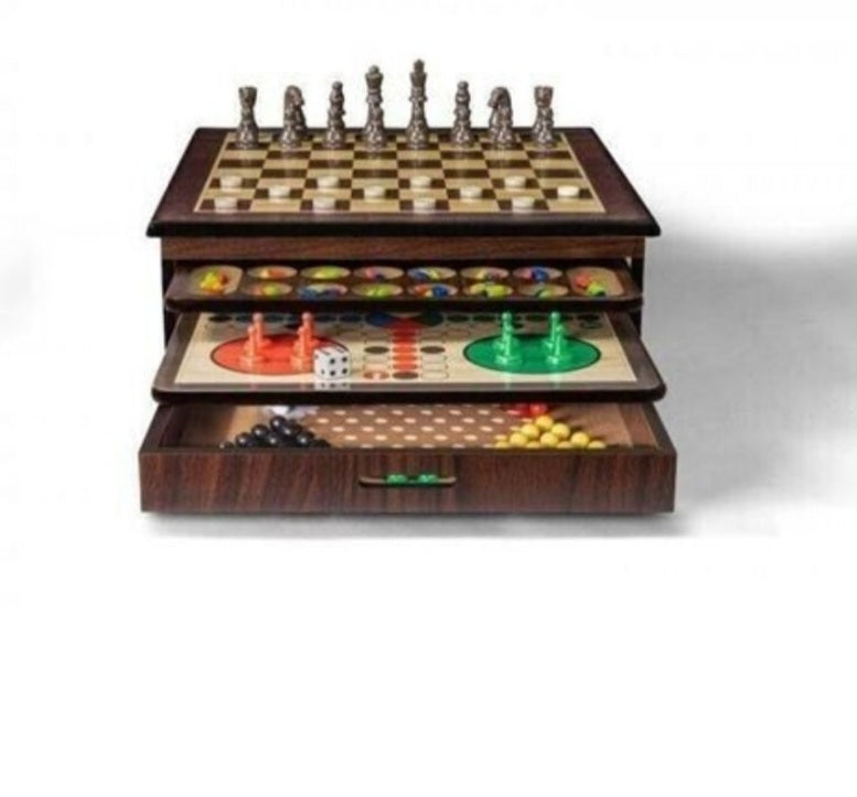 Coffret 10 jeux en bois