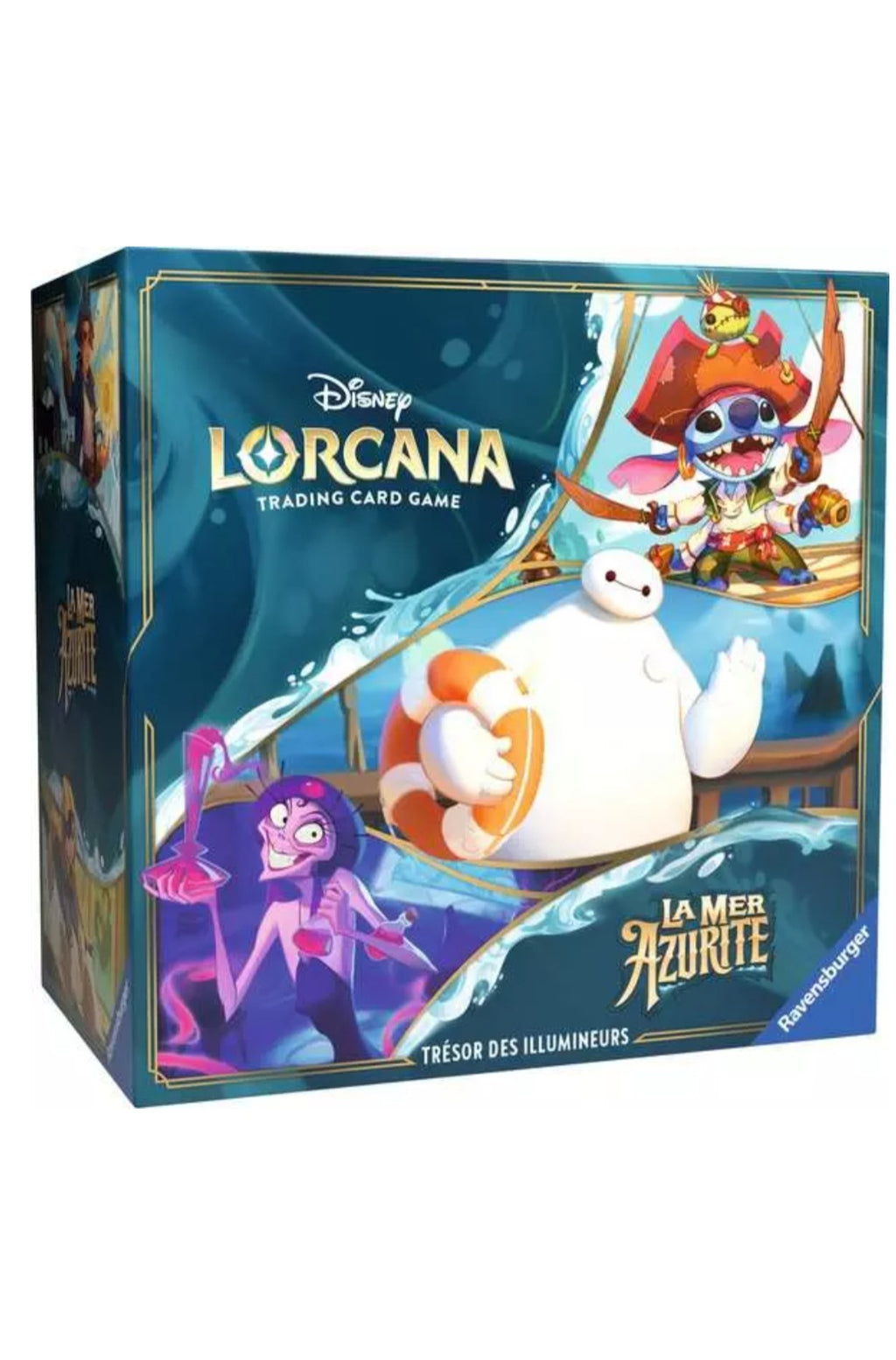 Coffret Disney Lorcana : La Mer Azurite - Trésor des Illumineurs