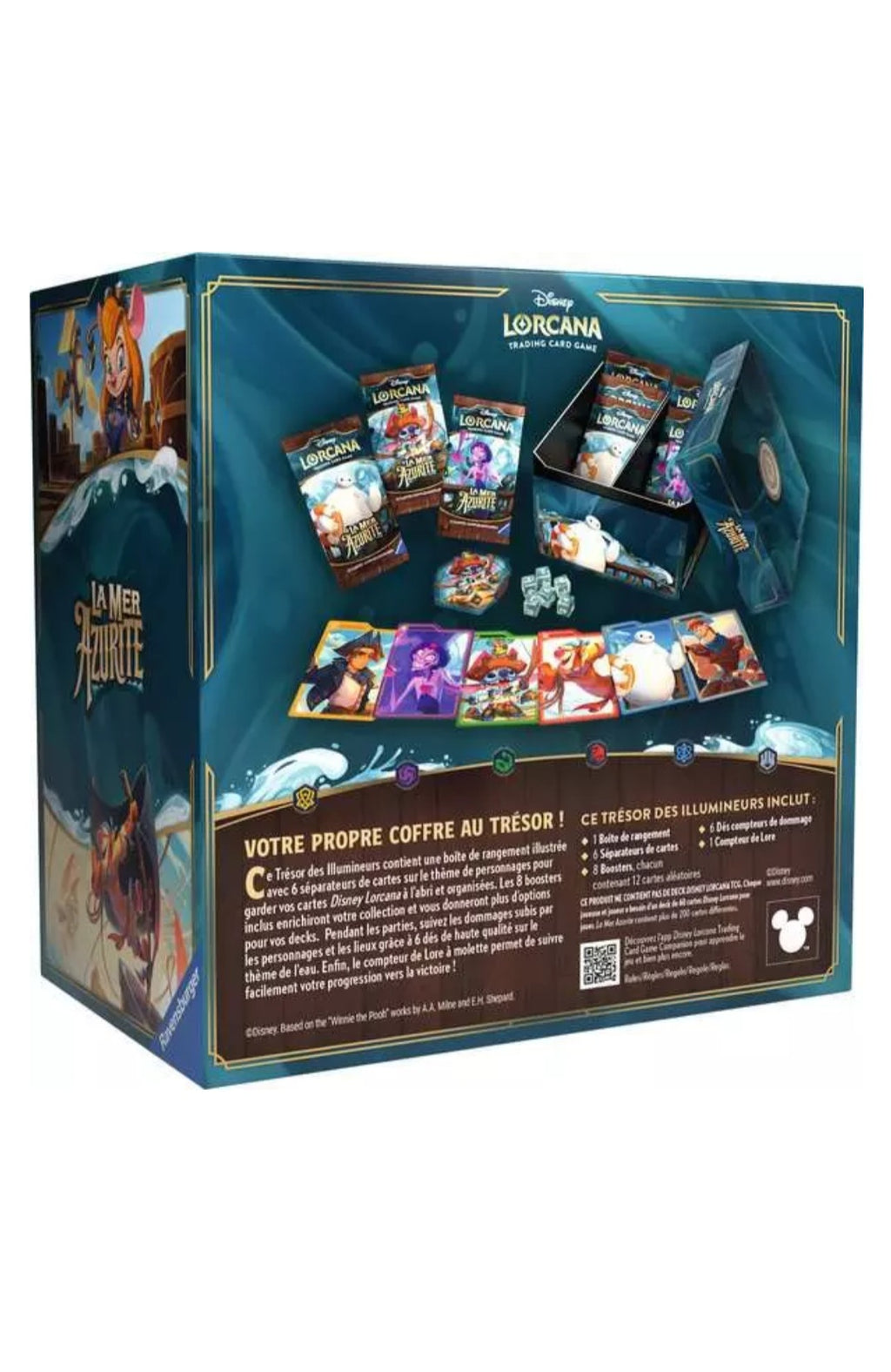 Coffret Disney Lorcana : La Mer Azurite - Trésor des Illumineurs