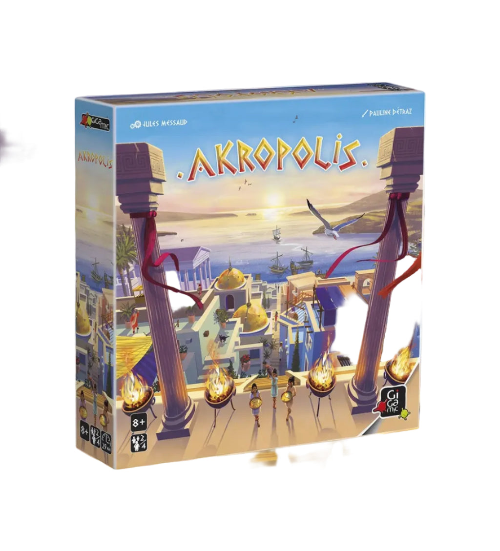 Akropolis jeu de placement de tuiles Grèce antique