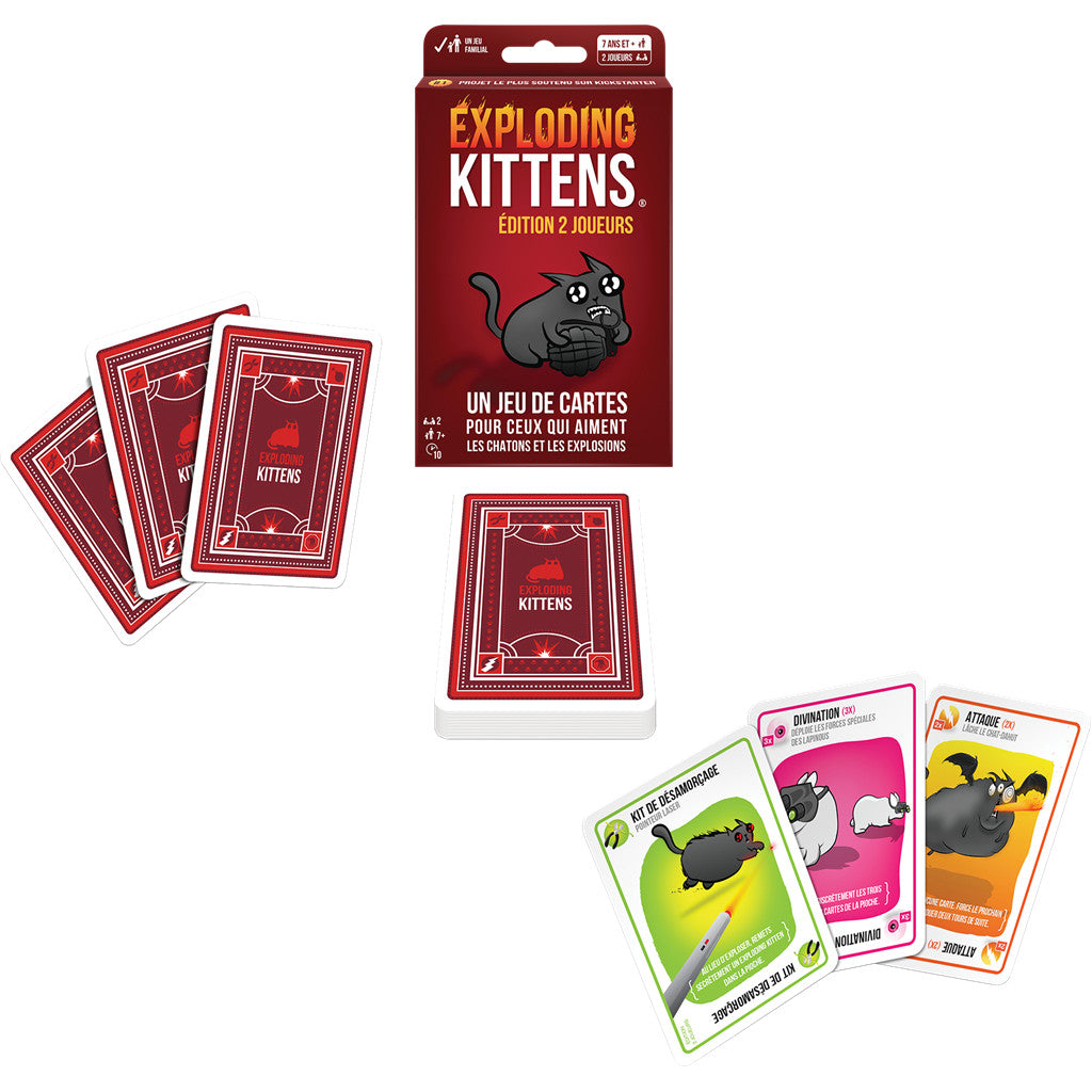 Exploding Kittens ( 2 joueurs )