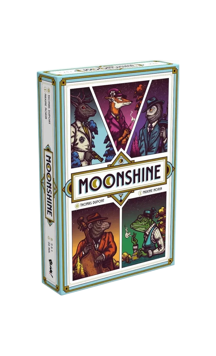 Moonshine jeu de stratégie bar clandestin cartes et dés