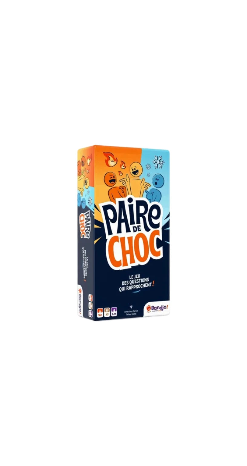 Paire de choc jeu d'ambiance questions soirée